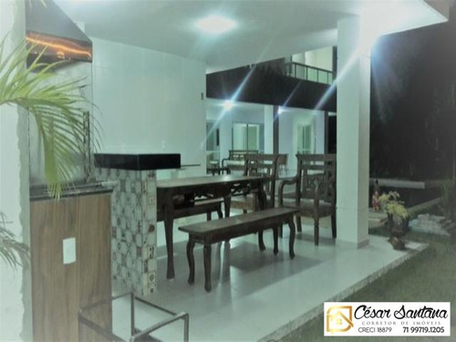 Imagem 16 de 20 de Casa Alto Padrão - Condomínio Encontro Das Águas - Lauro De Freitas - Ca00404 - 33443744
