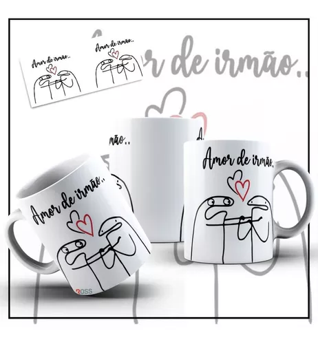 Caneca Amor de Irmãos Divertida