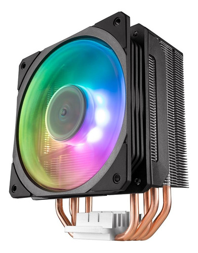 Imagem 2 de 7 de Cooler Hyper 212 Turbo Led Vermelho - Black - Cooler Master