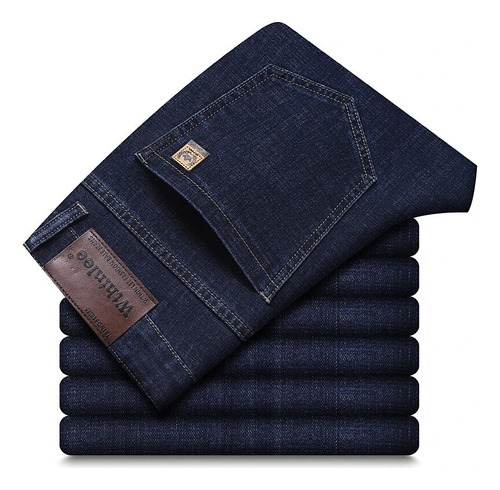 Pantalones Vaqueros Elásticos Para Hombre,