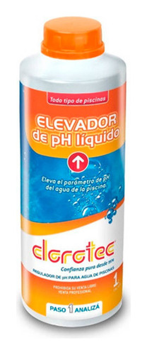 Elevador De Ph Liquido Clorotec 1 Litro Piletas - Rex