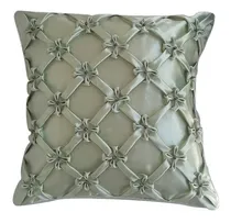 Comprar Almohadones Decorativos Drapeados O Capitone Artesanias Mt