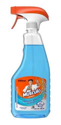 Mr. Músculo Limpiador De Vidrios Líquido 500ml