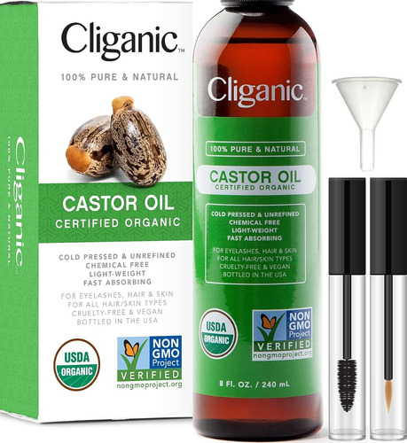 Aceite De Ricino Cliganic 240ml - mL a $383