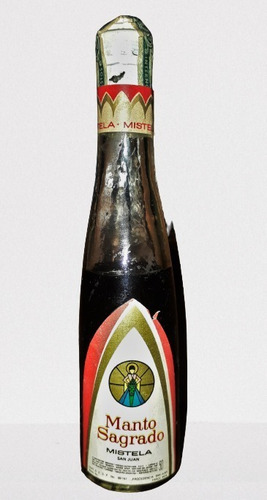 Botellita Miniatura Vino Mistela De San Juan Manto Sagrado (Usado)