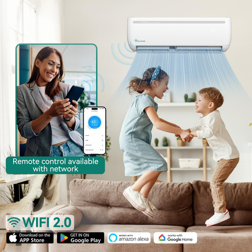 Climatizador Yitahome Mini Split 12000 Btu Con Wifi, 17 Seer
