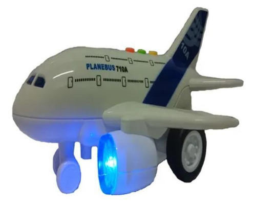 Avião De Viagem Brinquedo Realista Som Luzes Bbr Toys