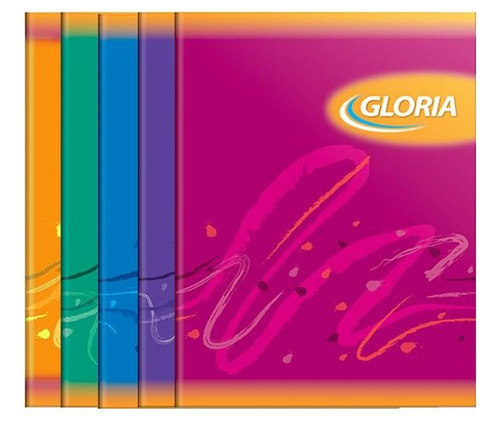 Cuaderno Gloria N°1 Tapa Flexible X 24 Hs Rayado / Cuadri 
