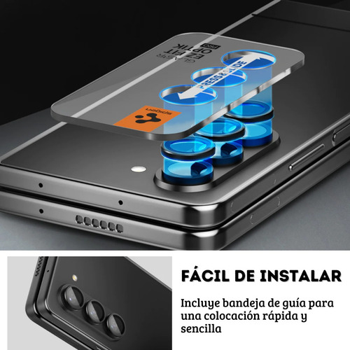 Templado Cámara Para Samsung Z Fold 5 Spigen Optik Pro