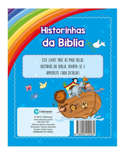 Imagem 2 de 2 de Historinhas Da Bíblia - Azul - Culturama