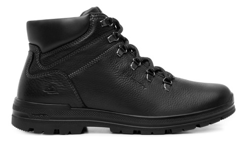 Bota Hombre Exterior Aventura Negro Piel Flexi 92105 Gnv® 