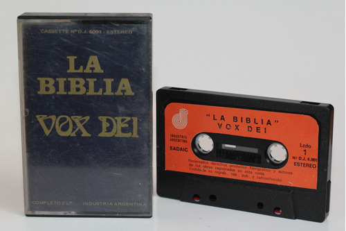 Cassette Vox Dei La Biblia