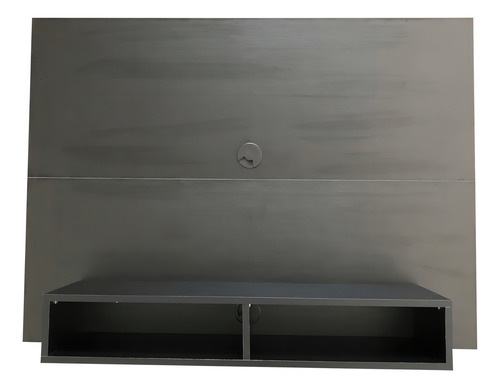 Painel 100% Mdf Para Tv Até 42 Polegadas Com Nichos Cor Preto