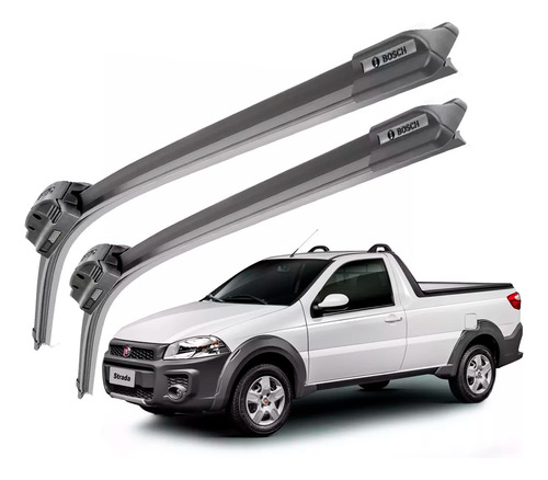 Palheta Limpador Parabrisa Bosch Aerofit Fiat Strada 2020