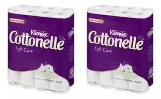 Higienico Kimberly-clark Kleenex Cottonelle 2 Paq 40 Rollos