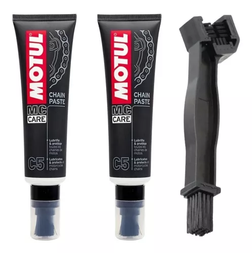 Cepillo Limpiador Cadena+ Desengrasante +lubricante Ceramico - Moto  Repuestos