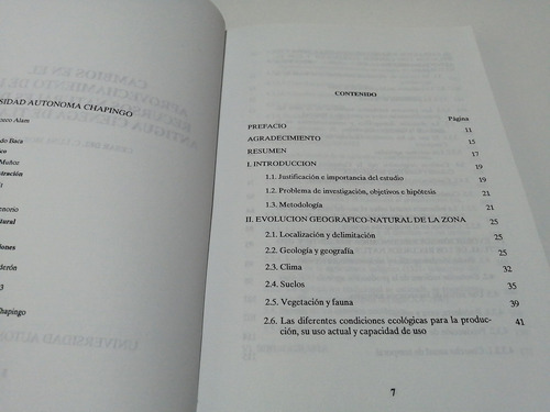 Cambios En El Aprovechamiento Recursos Ciénega De Tlaxcala (Usado)