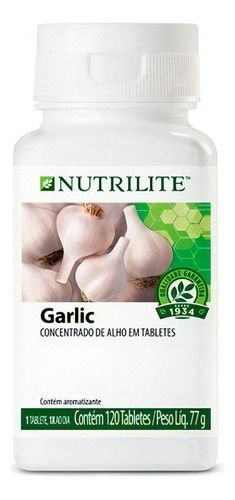 Garlic Concentrado De Alho Amway Nutrilite Imunidade Sabor Menta
