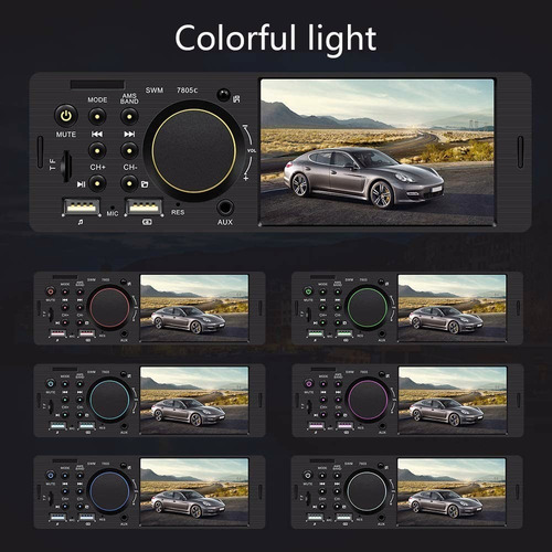 Imagen 8 de 9 de Reproductor Auto Estereo Pantalla Táctil 4.1 Mp5 Bt + Camara