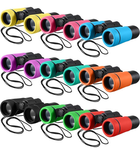 9 Pack Kid Binoculars Shockproof Mini Compact Binoculars Reg