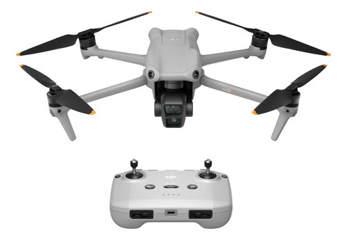 Imagen 1 de 6 de Drone DJI DJI Air 3 EB3WBC 2023 con dual cámara 48MP gris 2.4GHz 3 baterías
