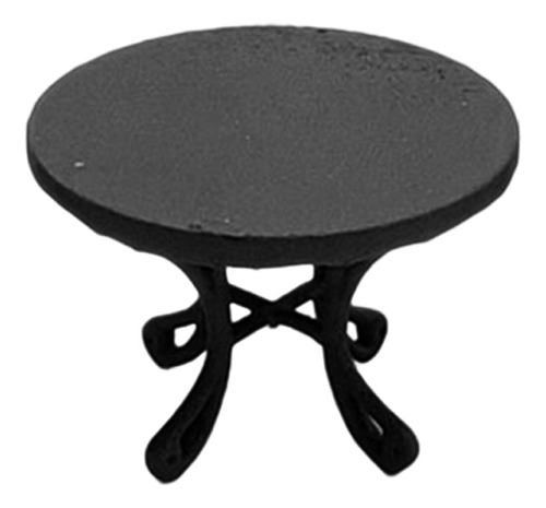 1/64 Mini Adornos Muebles Miniatura Resina Mesa Y Negro
