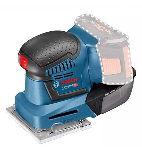Taladro Percutor Inalambrico 13mm +lijadora Gss 18v-10 Bosch
