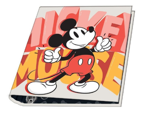 Carpeta Mickey Mouse Mooving Escolar 3x40