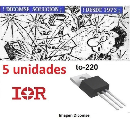 Transistor Irf540 Canal N 28a 100v 125w Rds0.077ohm X 5