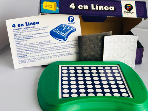 Imagen 2 de 3 de 4 En Linea Magnetico - Juegos De Viaje - Juego De Mesa