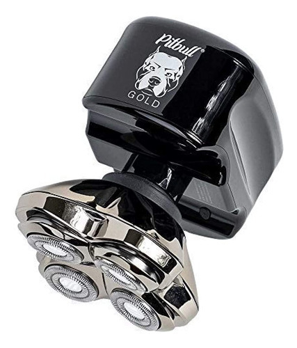 Skull Shaver Pitbull Gold Pro - Afeitadora De Cabeza Para H. Color Negro 5V