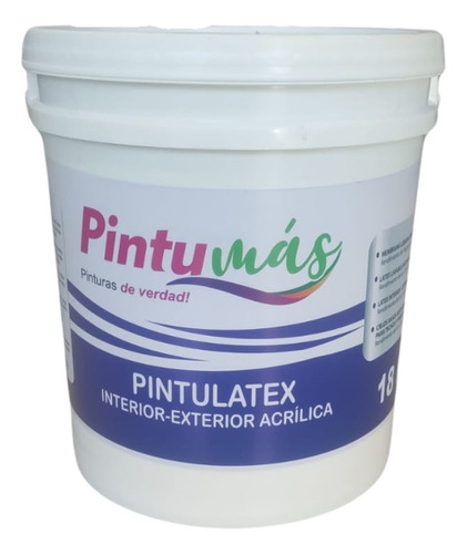 Pintura Latex Antihongos 18 Lts Pintumas