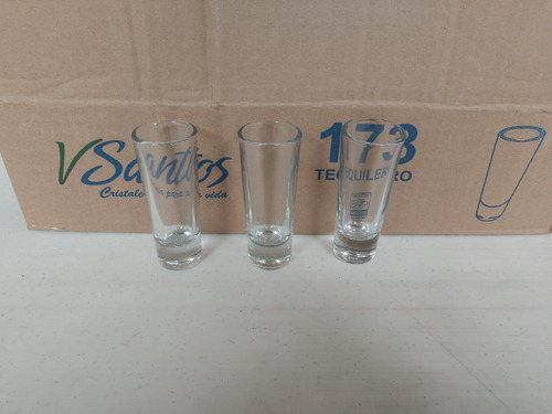 Paquete De 100 Vasos Tequilero Claro De 2 Oz