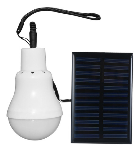 Imagen 1 de 7 de Bombilla De Energía Solar Led Bombilla Con Panel Solar