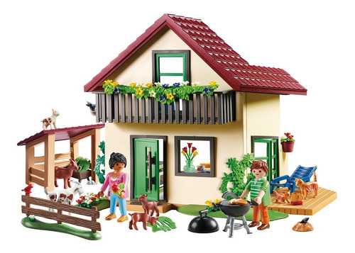 Playmobil 70133 Country Casa De Campo Con Animales Intek