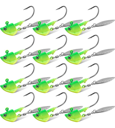 Cabezas De Pesca Spinner Underspin Swimbait Jig Hooks H...