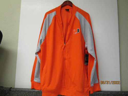 Ncaa Miami Hurricanes Mens Colosseum Full Zip Jacket - N Mmf