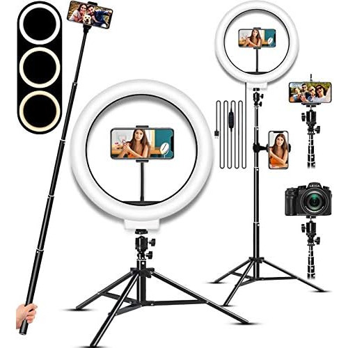 Selfie Ring Light Anillo De Luz Led Soporte Luz Circula...