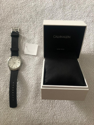 Relógio Calvin Klein Evidence Quartz Silver Dial K8r111d6