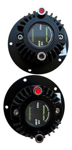 Par Tweeters Magnum Neodimio Pro-tw250n 200 Watts Max Color Negro