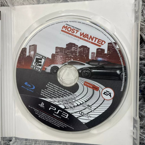 Need For Speed: Most Wanted -edição Limitada Play 3 De Luxe (Usado)