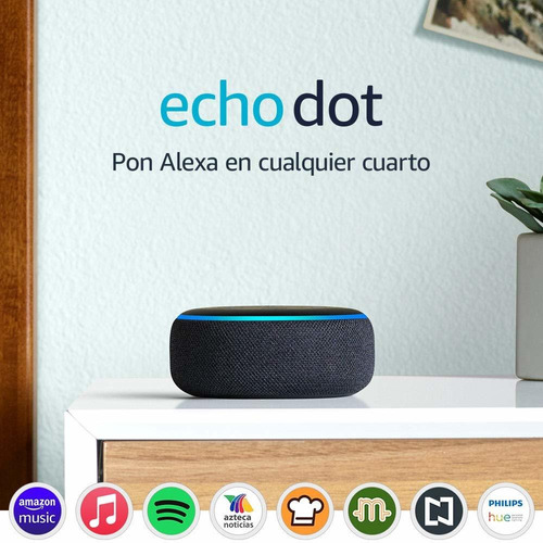 Echo Dot (3ra Generación) - Bocina Inteligente Con Alexa, Ne