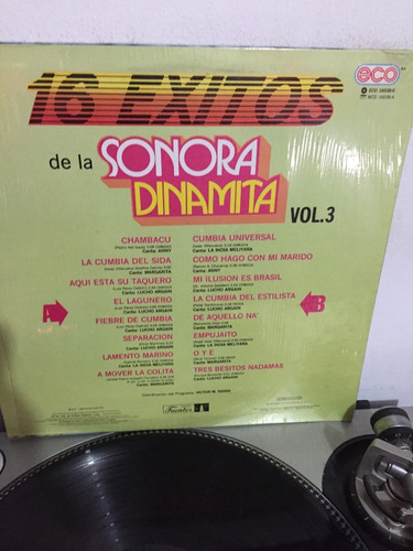 Sonora Dinamita - Exitos - Vinyl 12 Lp (Usado)