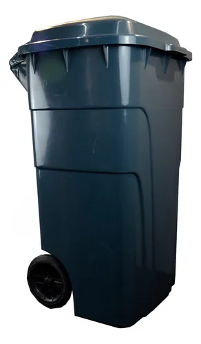 Contenedor Tacho De Basura Residuos Con Ruedas 180 Lts Color Gris oscuro