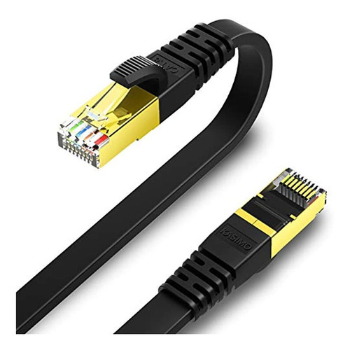 Cable Ethernet Plano Cat8 De Alta Velocidad