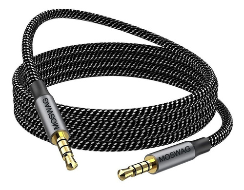 Moswag 3.5mm Cable De Audio 6.6ft / 2meter Macho A Macho Ca