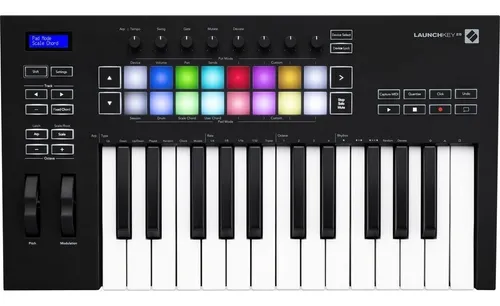 comprar Controlador Midi Usb Novation Launchkey 25 Mk3 - Envios