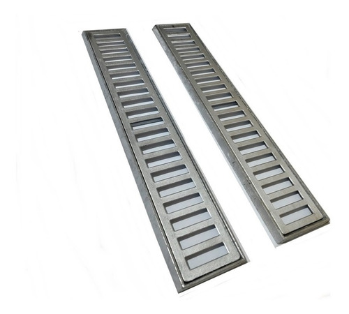 Ralo Linear 10x100 Alumínio + Aro Piscina (2 Pçs 50cm) 2023