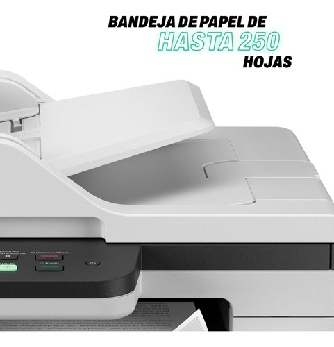 Impresora Multifuncional Brother Blanco Y Negro, Mono Láser Blanco