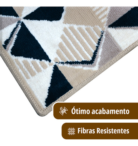 2 Tapete Banheiro Grande Antimofo Soft Macio Js Rm70mr 50x80